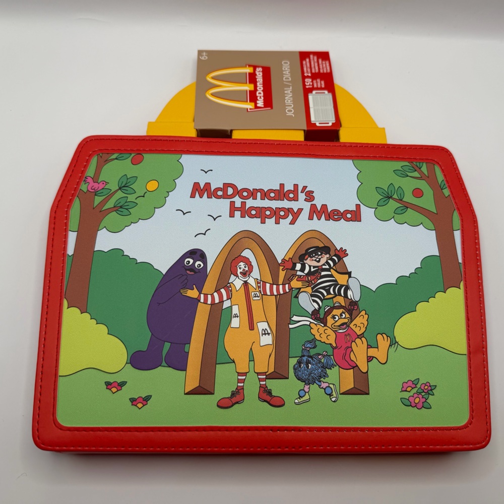 Loungefly McDonald's Happy Meal Journal NWT